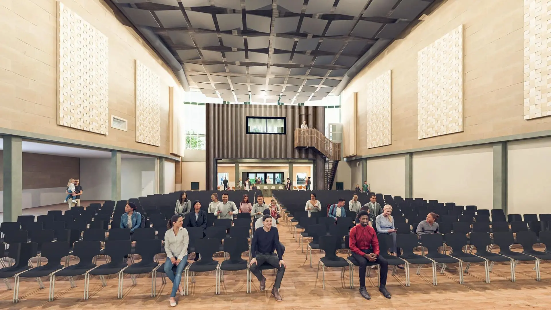 Grote zaal geopend